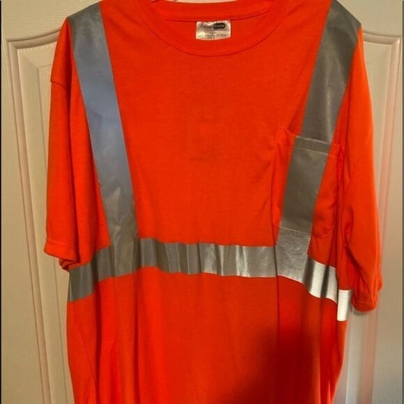 Corner Stone Orange safety shirt - Picture 7 of 11